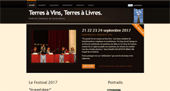 Desktop Screenshot of festival-savennieres.fr